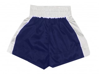 Shorts de Boxeo tradicionales Kanong : KNBSH-301-Clásico-Azul marino